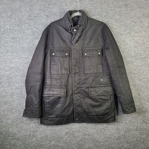 BOSS Hugo Boss Jacket Men's UK 50 US 46 Chest XL Black Poly Heavyweight